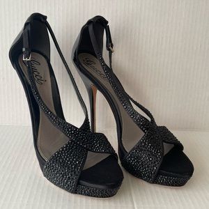 Gucci ‘Sofia etoile’ black Crystal high heel
